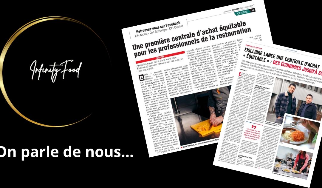 Infinity Food mis en lumière dans la presse pour son engagement aux côtés des professionnels de la restauration